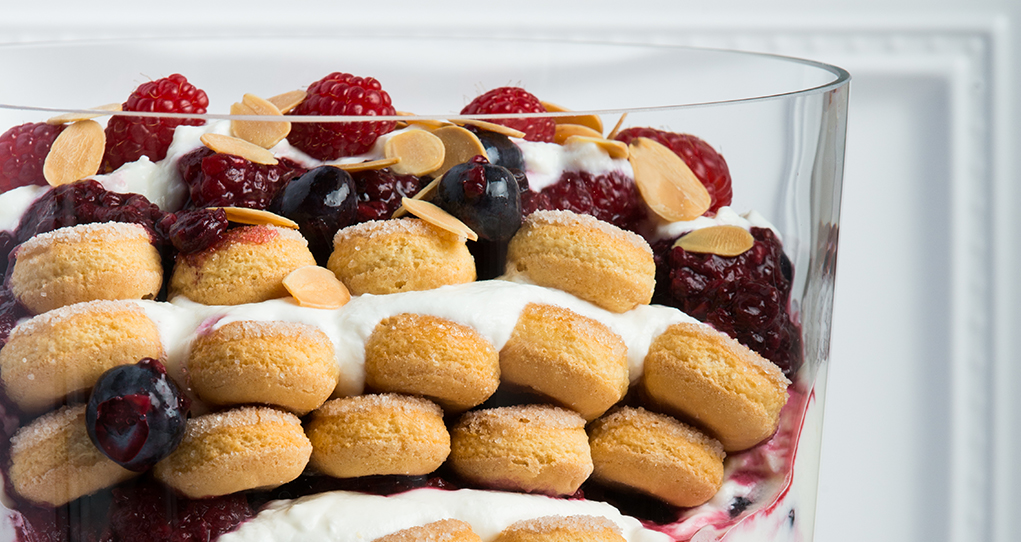 Vanilla Yogurt and Berry Trifle image