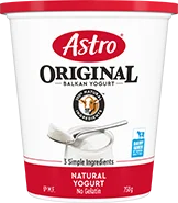 Astro Plain 6% Yogurt tub